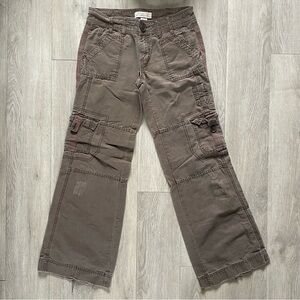 Old Navy Y2K Low-rise Brown Cargo Pants